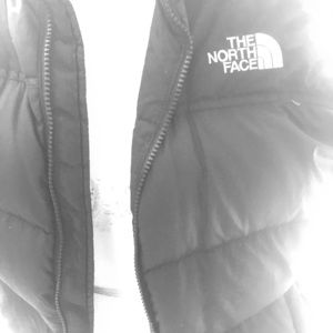 North face Black down vest